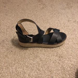 Michael Kors Black Platform Sandals
